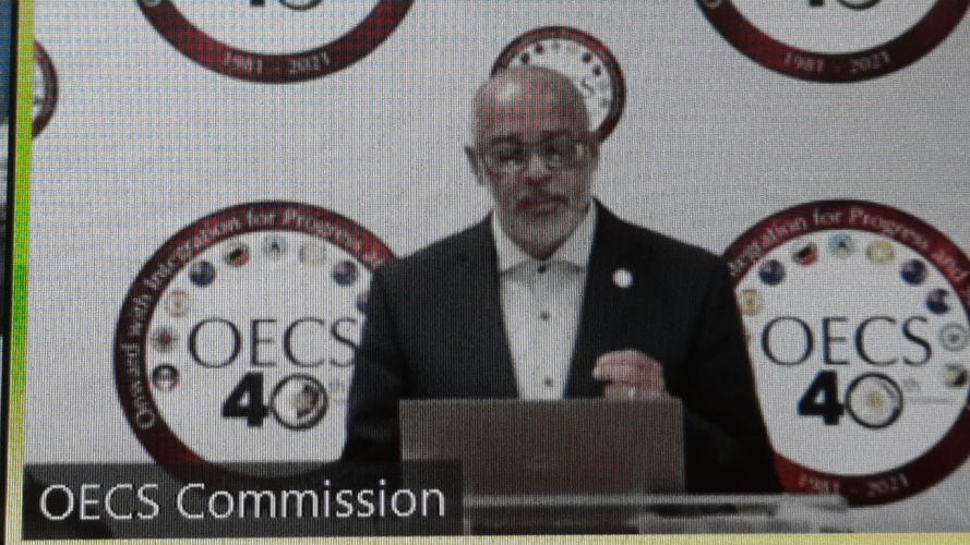 Director General of the OECS, H.E. Dr. Didacus Jules. Photo courtesy the Collectivité Territoriale de Martinique (CTM).