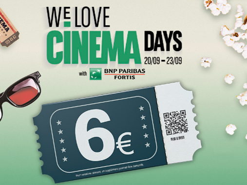We Love Cinema et BNP Paribas Fortis lancent une nouvelle compétition de court métrage : le ‘Young Talent Award’