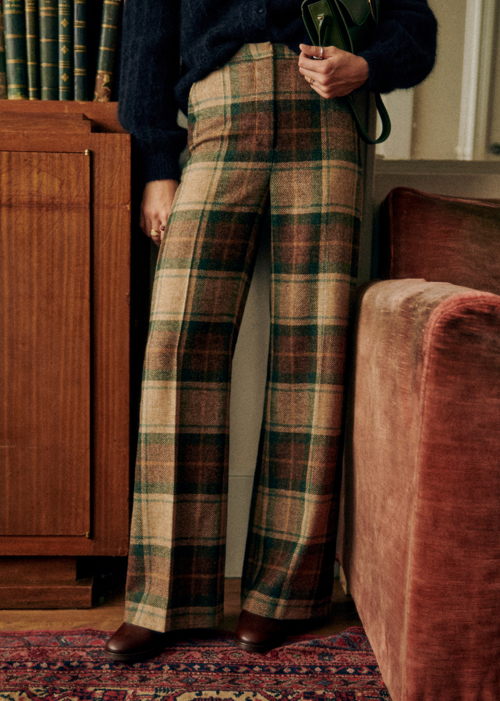 Sézane -Pantalon MATHEO Carreaux Carlisle