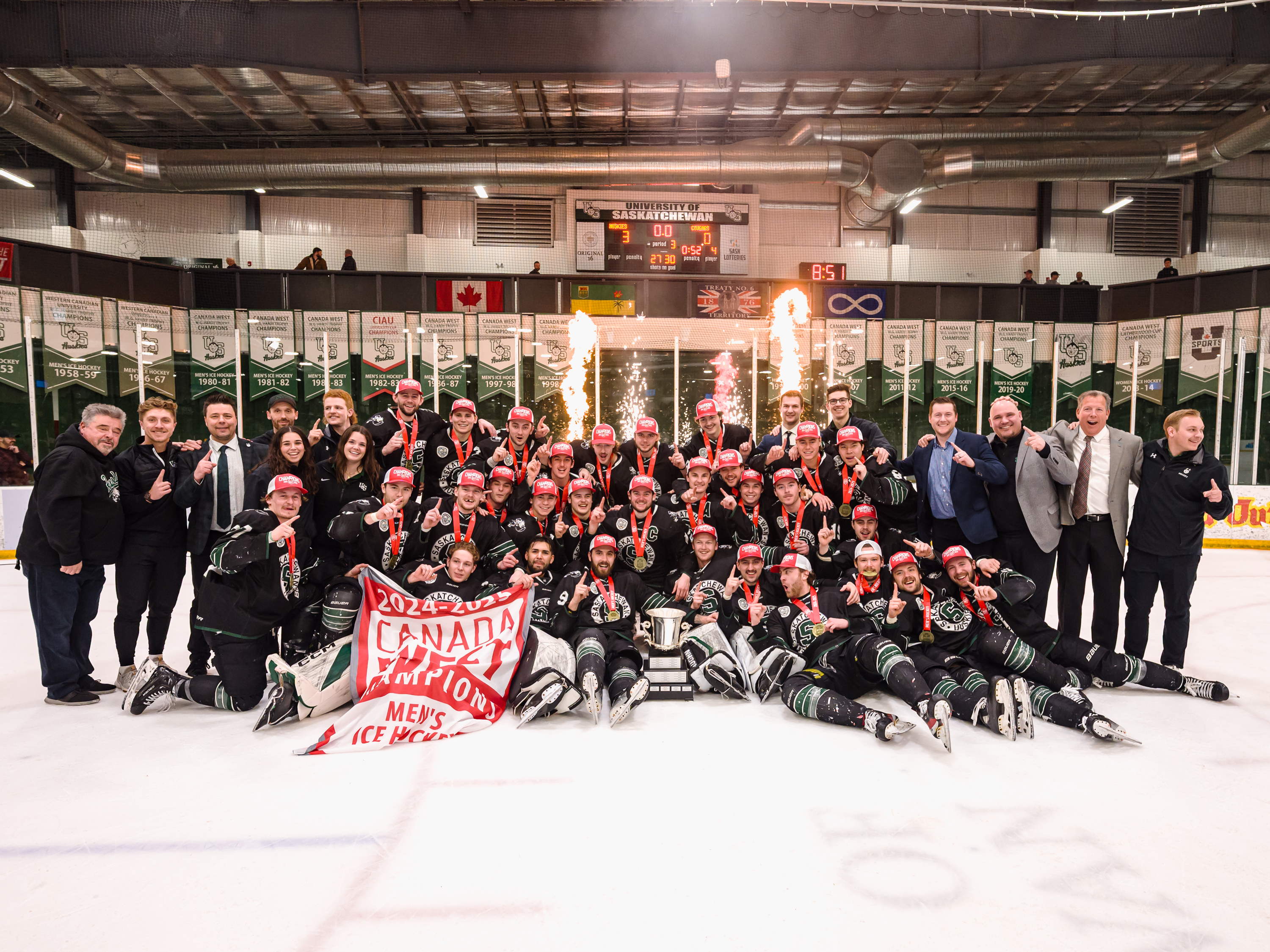 MHKY: Saskatchewan Huskies claim 12th Canada West banner 
