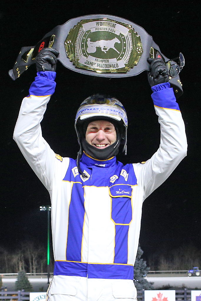 James MacDonald and his championship belt. (New Image Media)