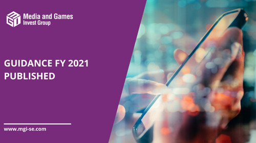 Media and Games Invest publishes guidance FY2021: YoY revenue growth of up to 71% and EBITDA growth of up to 123%, well above its mid-term financial targets due to strong organic growth in H1 2021