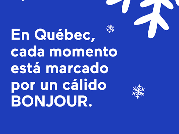 ¡Felices fiestas! Un saludo especial de Bonjour Quebec y la Alliance de l'Industrie Touristique du Québec