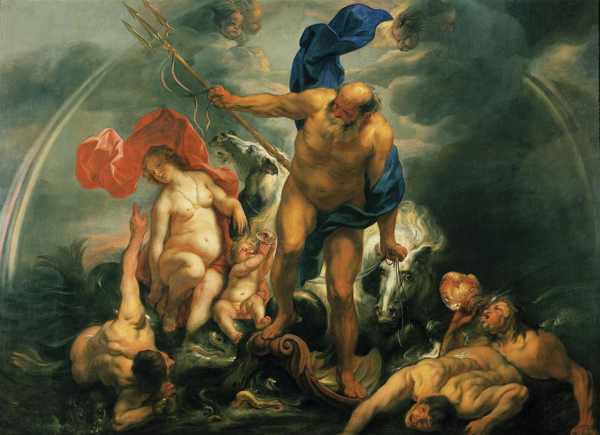 ‘Neptunus en Amphitrite’ van Jacob Jordaens uit het Antwerpse Rubenshuis opgenomen op de Vlaamse Topstukkenlijst