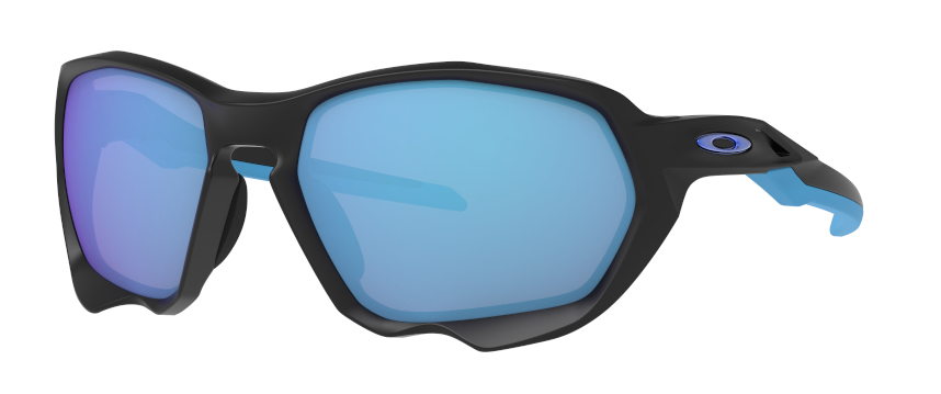 OAKLEY PLAZMA MATTE BLACK WITH PRIZM SAPPHIRE POLAR