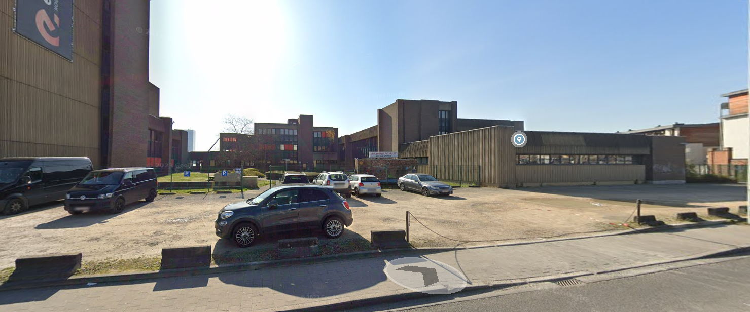 snapshot of the precise location: Erasmus school parking (Quai de l'industrie 170)