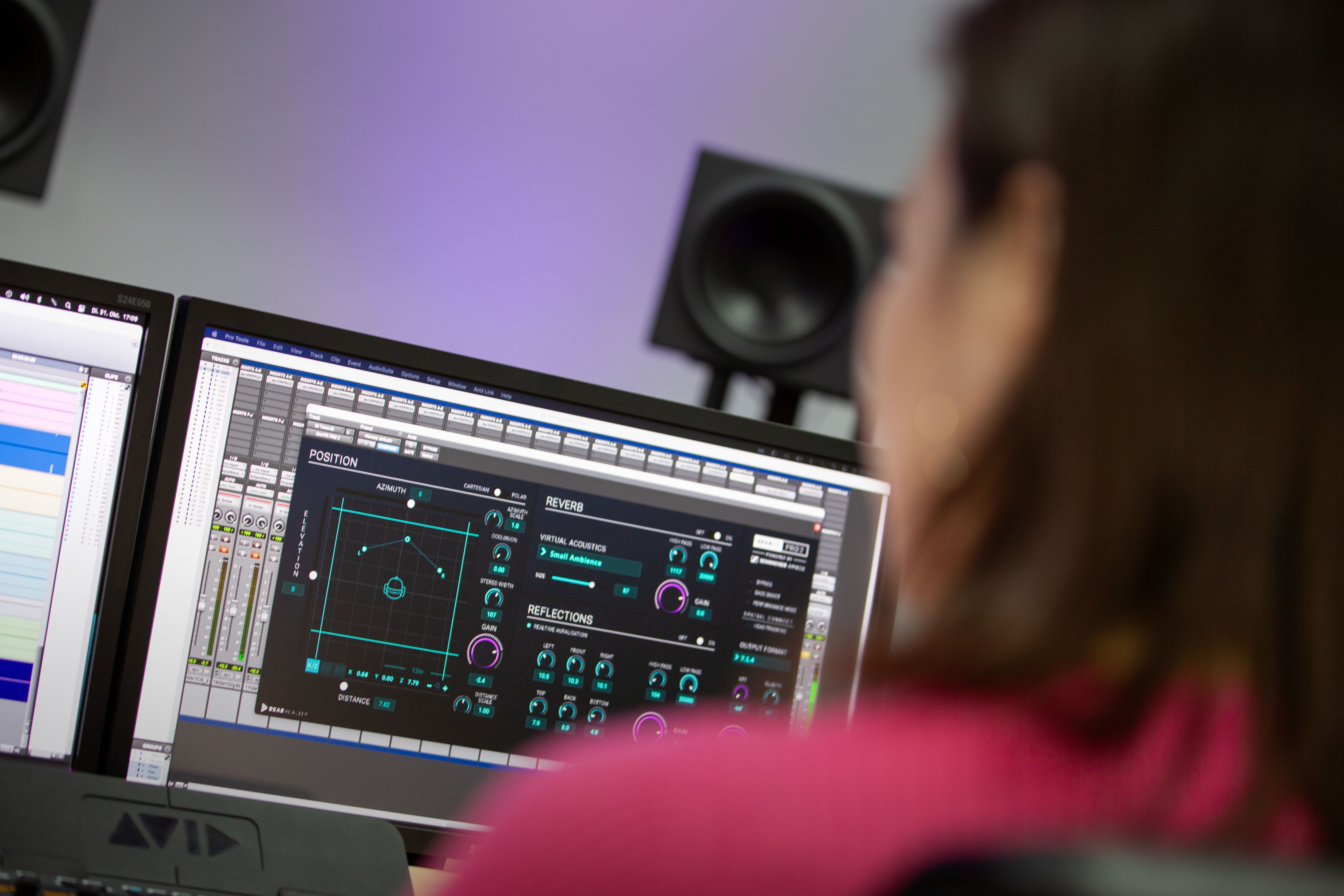Dear Reality will show the successor of its dearVR PRO spatializer. dearVR PRO 2 adds a stereo input, gives users access to new immersive Pro Tools formats, features new high-pass and low-pass filters for early reflections and late reverb, and supports OSC head trackers