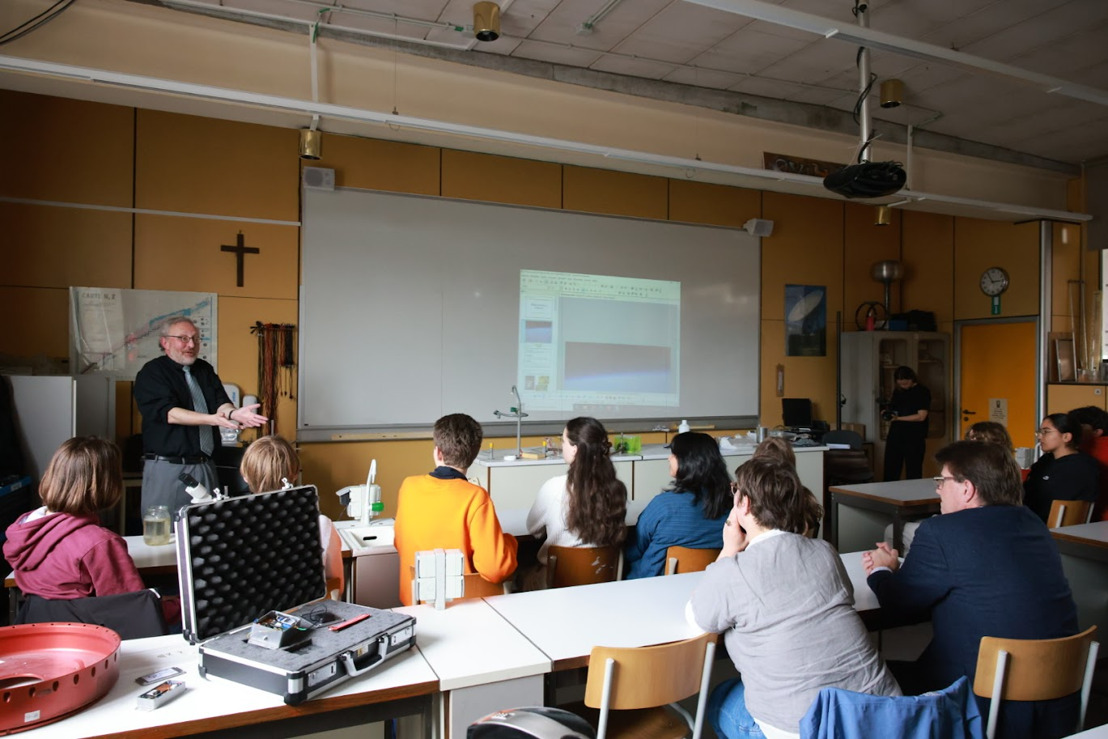 Les élèves du Sint-Pieterscollege Jette participent à un projet spatial international
