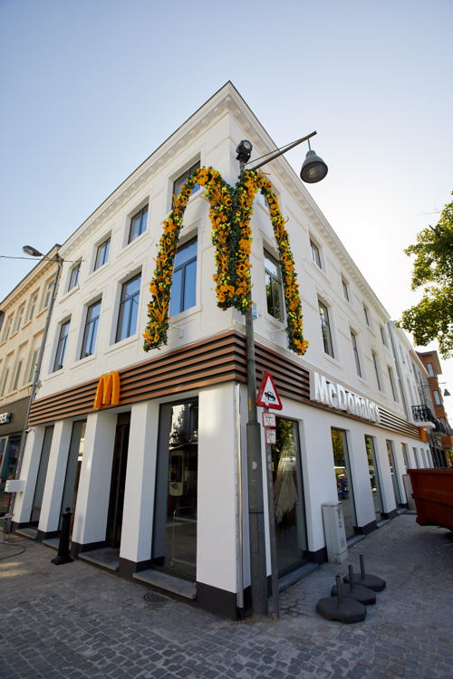 Het nieuwe McDonald's restaurant in Hasselt
