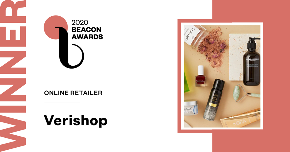 Verishop Wins Beauty Independent Beacon Award for Online Retailer of the Year
