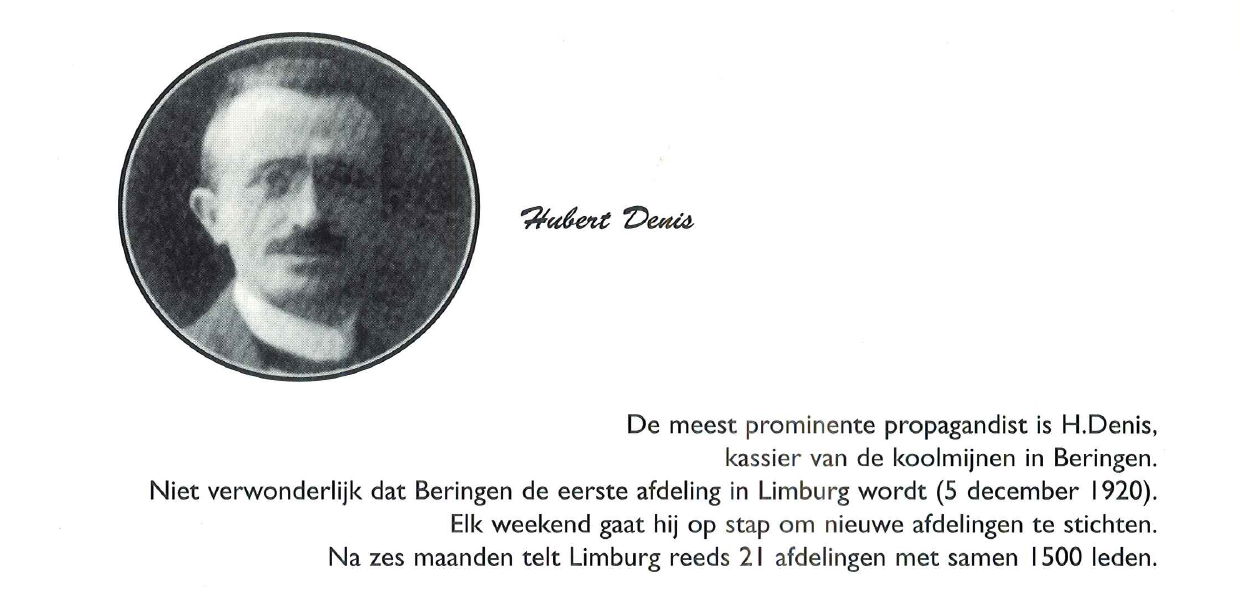 Hubert Denis, oprichter van Gezinsbond Beringen