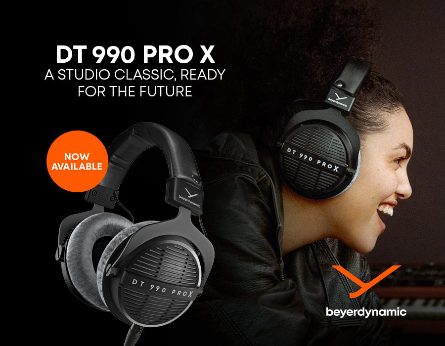 Ein Studioklassiker, bereit für die Zukunft: Der DT 990 PRO X von beyerdynamic erscheint mit abnehmbarem Kabel, Next-Gen-Treibersystem und vielen weiteren Neuerungen