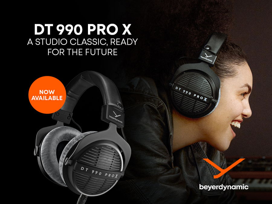 Ein Studioklassiker, bereit für die Zukunft: Der DT 990 PRO X von beyerdynamic erscheint mit abnehmbarem Kabel, Next-Gen-Treibersystem und vielen weiteren Neuerungen