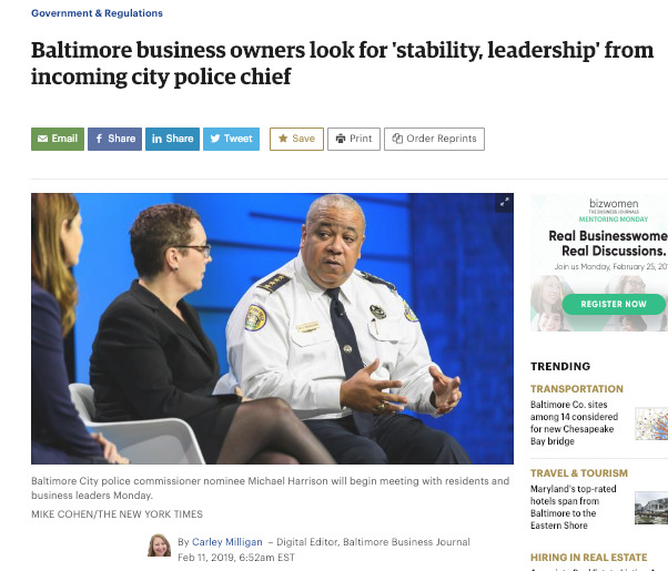 Preview: My conversation with the Baltimore Business Journal