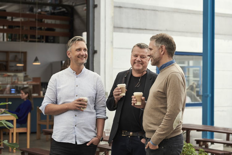 Laust Jørgensen, CEO Peytz & Co; Henrik Segergren, Growth Director, iO Nordics; Christian Peytz, Founder Peytz & Co