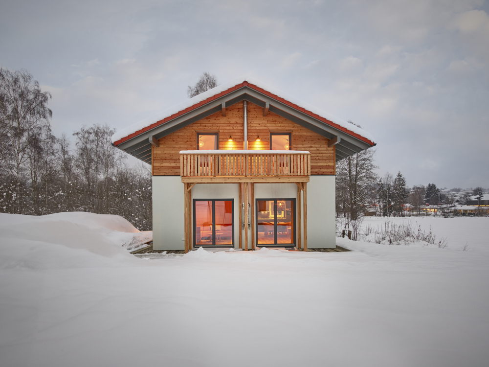 Landal Arber in de sneeuw