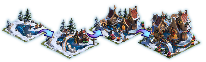 Elvenar Winter Event Boblin's Express Service Evolution