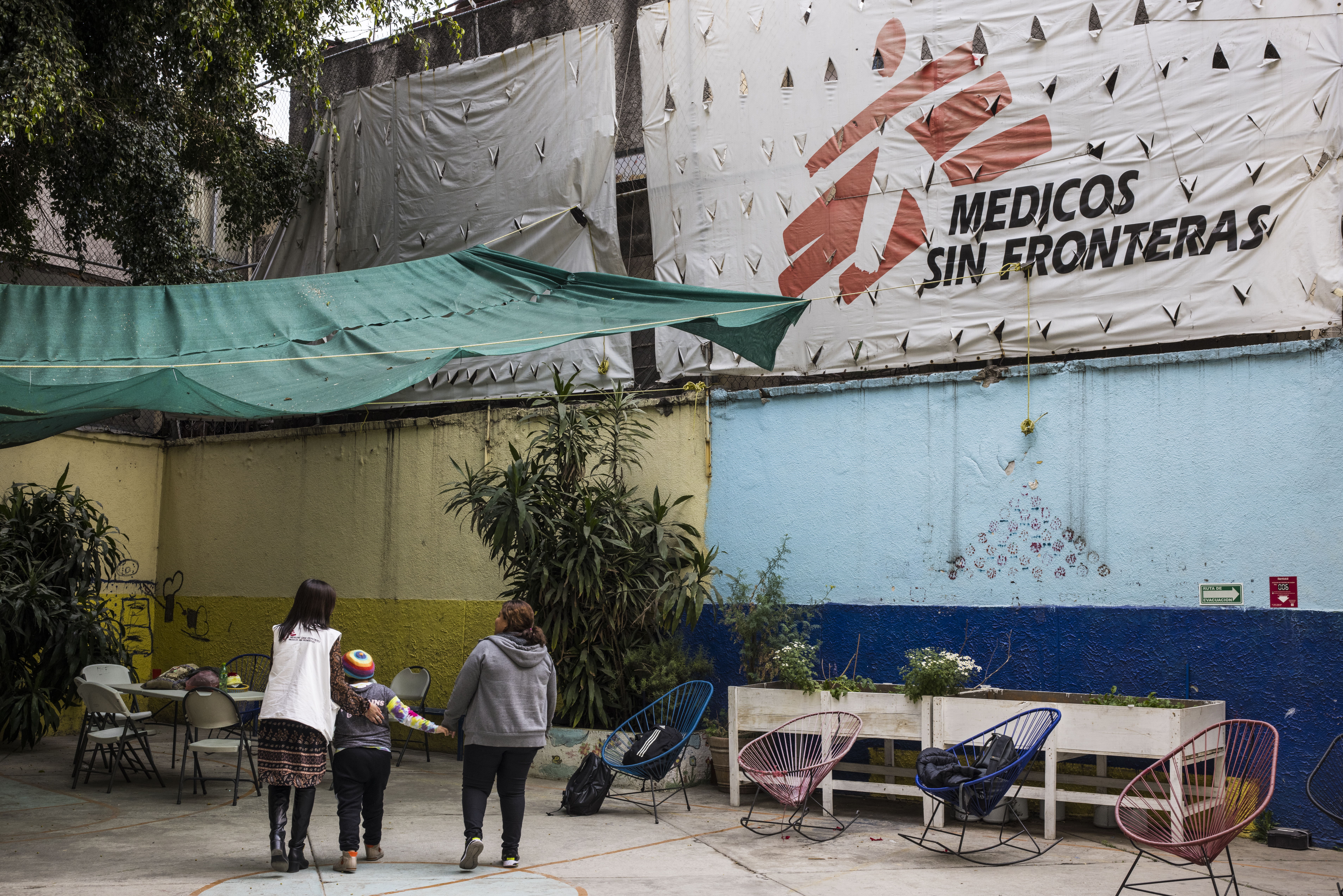 Centro de Atención Integral de Médicos Sin Fronteras en Ciudad de México. NURIA LÓPEZ TORRES