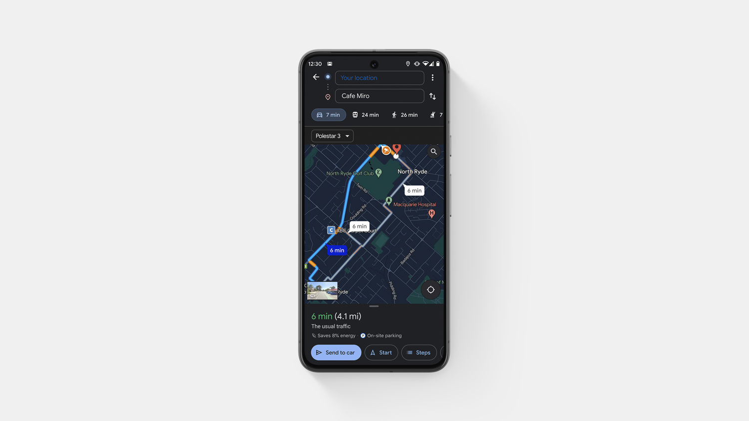 Google Maps send-to-car