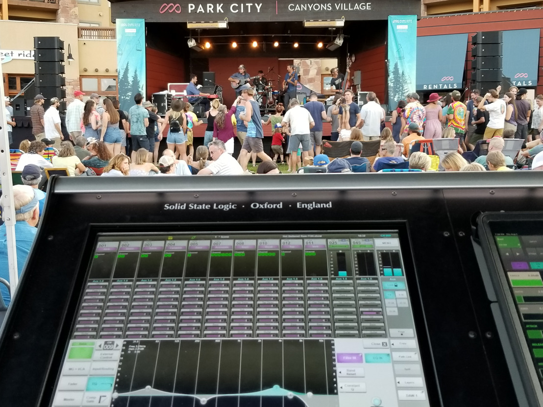 Mountain Town Music, Serving Park City Region of Utah, Anchors its Live Performances Around a Pair of SSL Live L100 Digital Mixing Consoles