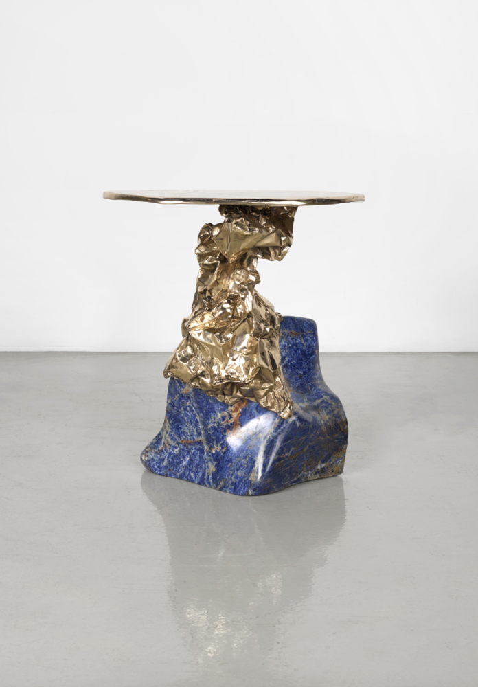 Overcoming Calcium Deficiency I, 2023 by Misha Khan at Friedman Benda at Design Miami.Paris 2024 (Image credit - Izzy Leung)