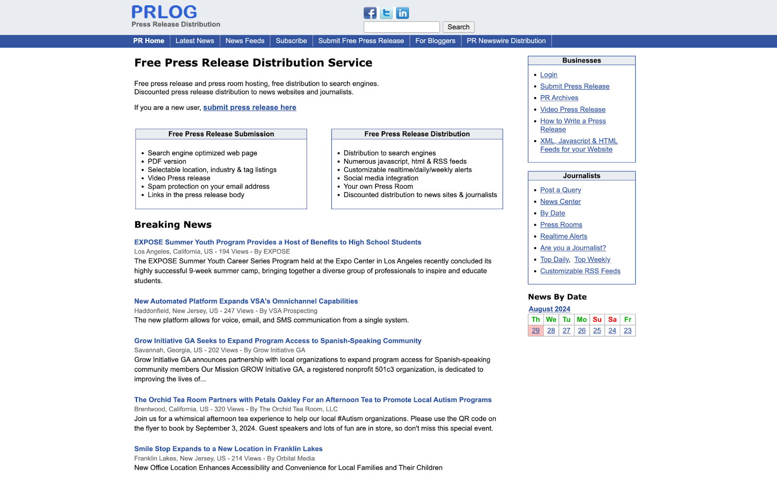 30+ Best Press Release Distribution Sites and Services