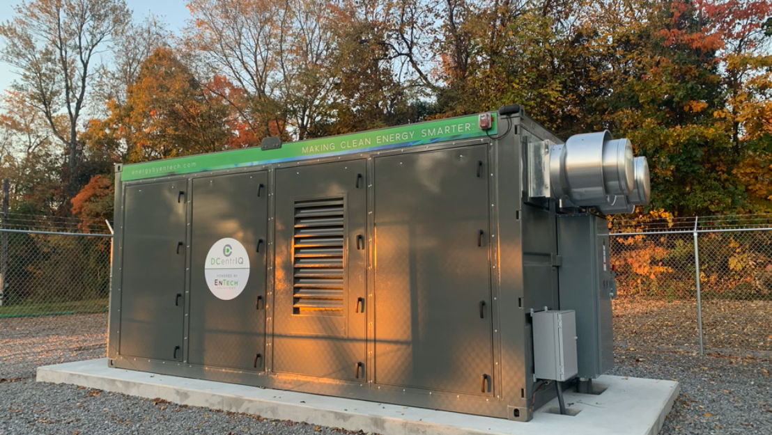 Battery energy storage system (BESS) in Hookstown, Beaver County.