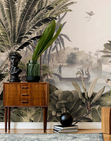 Botanical Wall Murals fit for a Castle