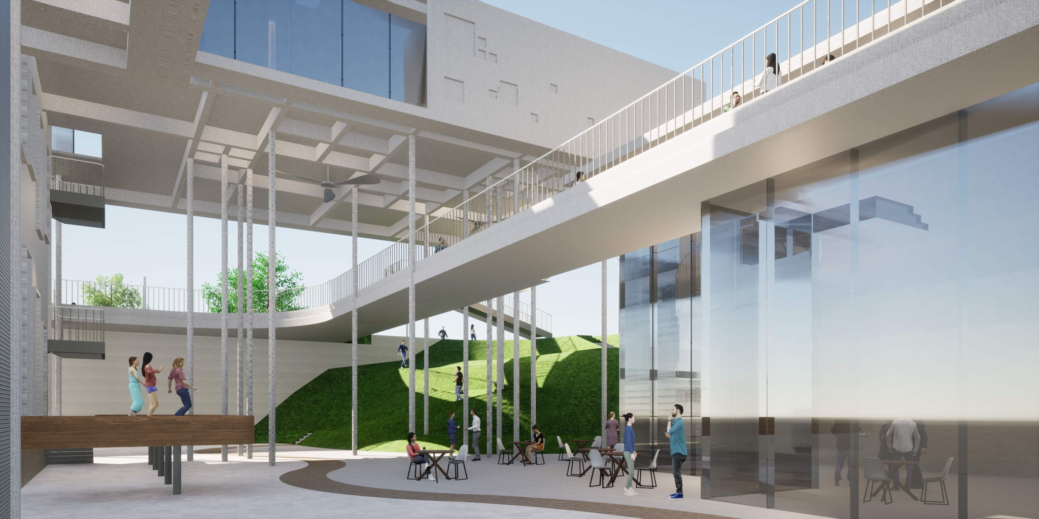 The 110kV Panyu Square Substation will be a place for people to gather, by Ronald Lu & Partners The 110kV Panyu Square Substation will be a place for people to gather, by Ronald Lu & Partners