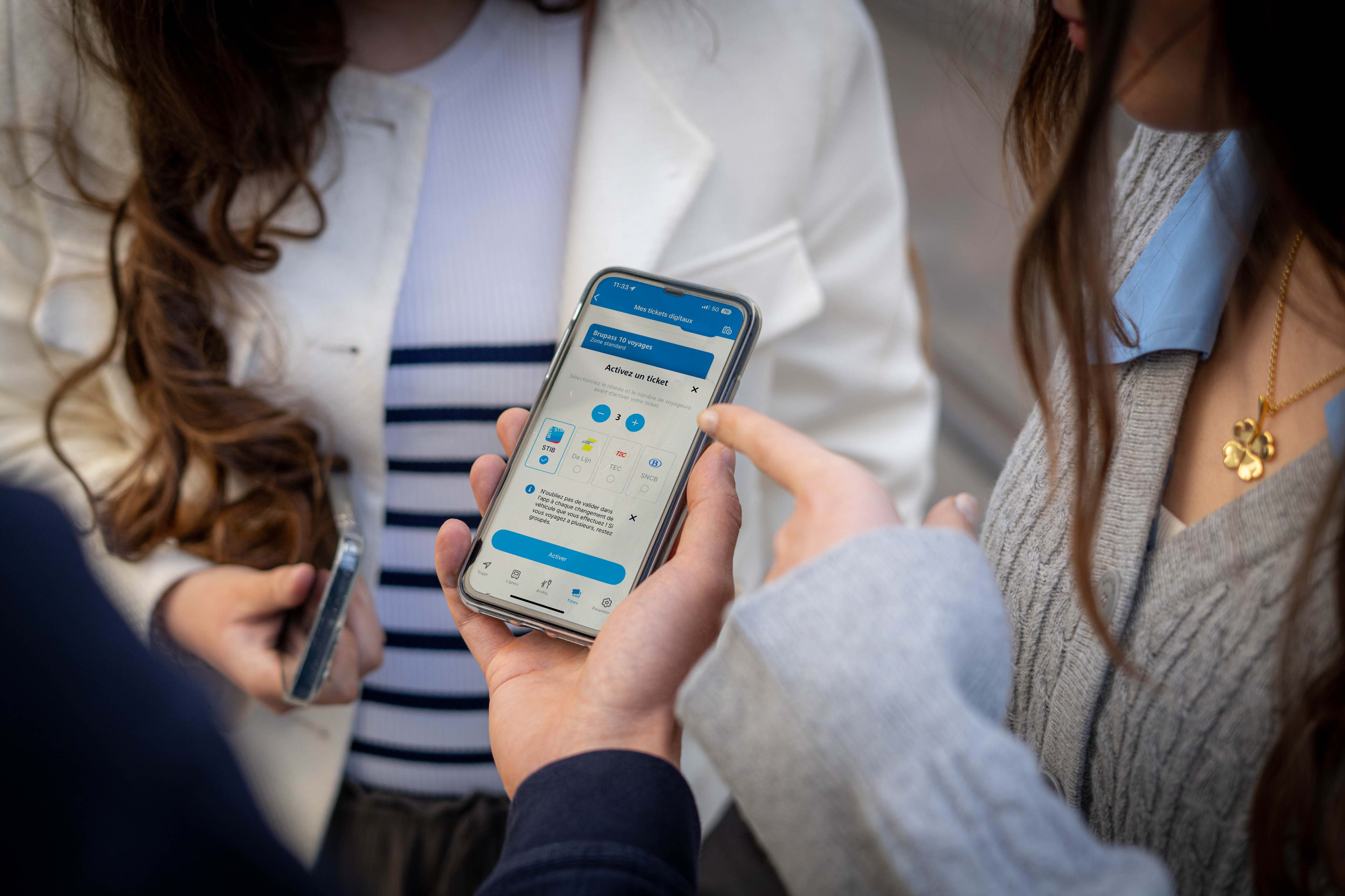 3,2 millions de voyages avec l’app STIB grâce au ticket digital