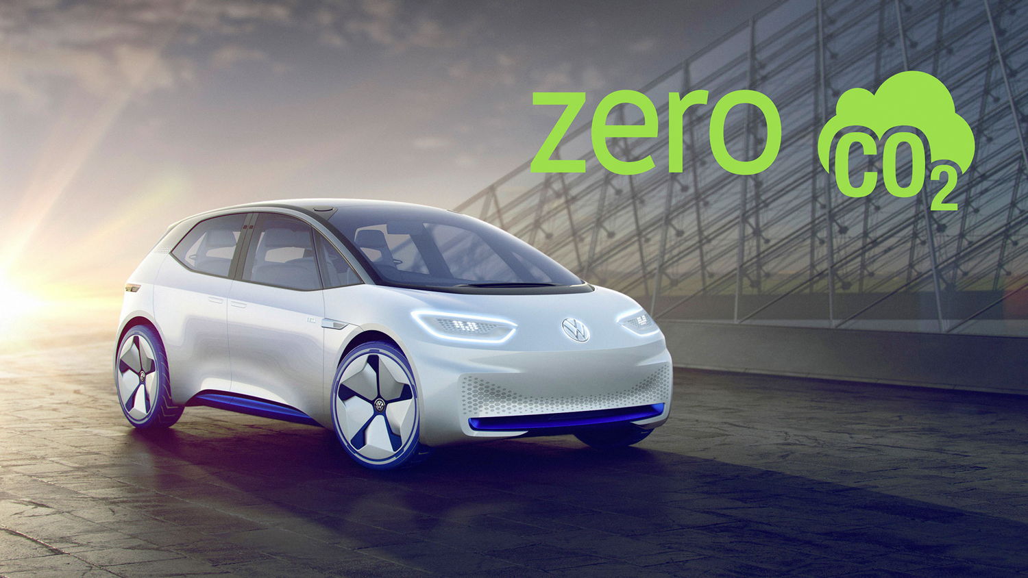 La producción de un auto con que brinde neutralidad en CO2, tal como el nuevo Volkswagen ID., es una de las medidas más importantes para lograr una economía global libre de CO2.