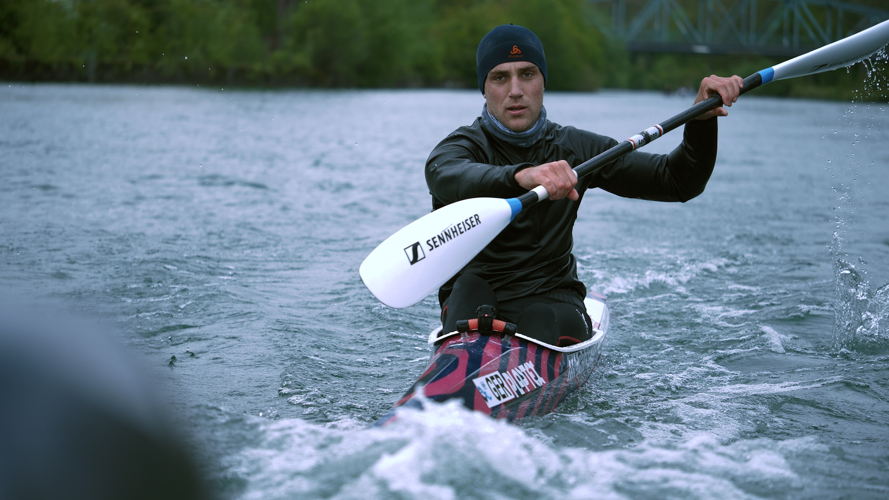Jakob during training