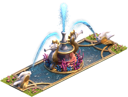 Elvenar Lucky Little Fin 2022 | Coral Fountain