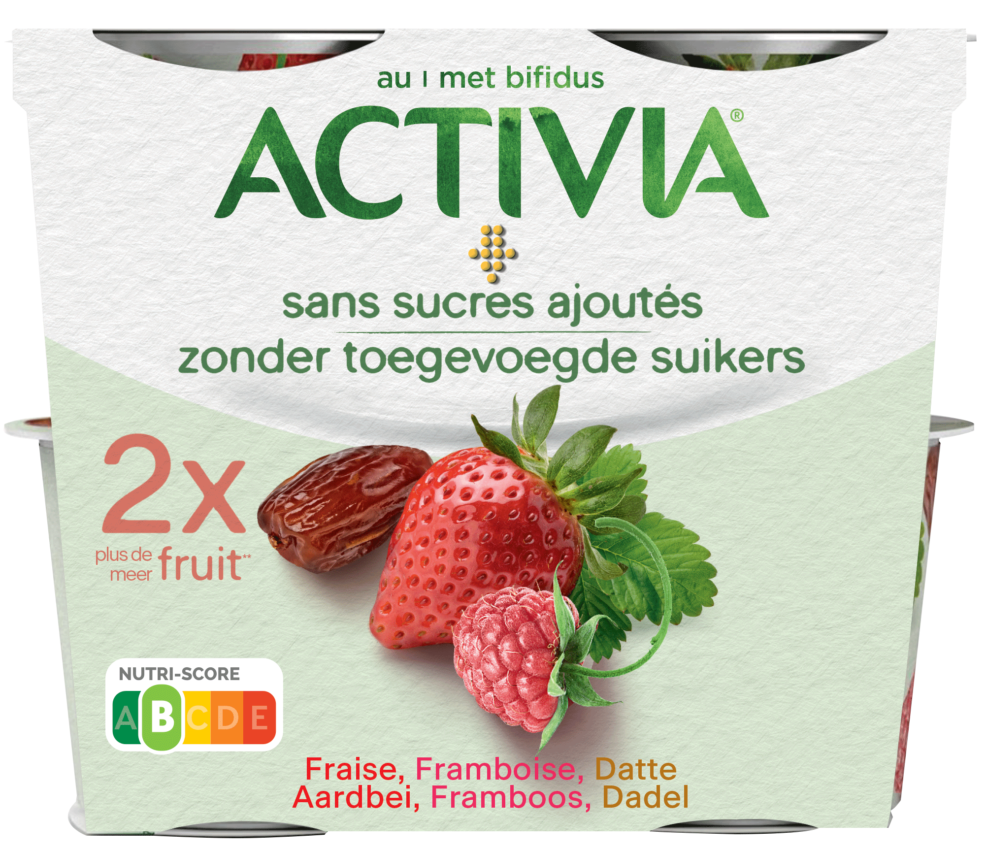 ACTIVIA LANCEERT DE EERSTE VRUCHTENYOGHURT ZONDER TOEGEVOEGDE SUIKERS IN BELGIË