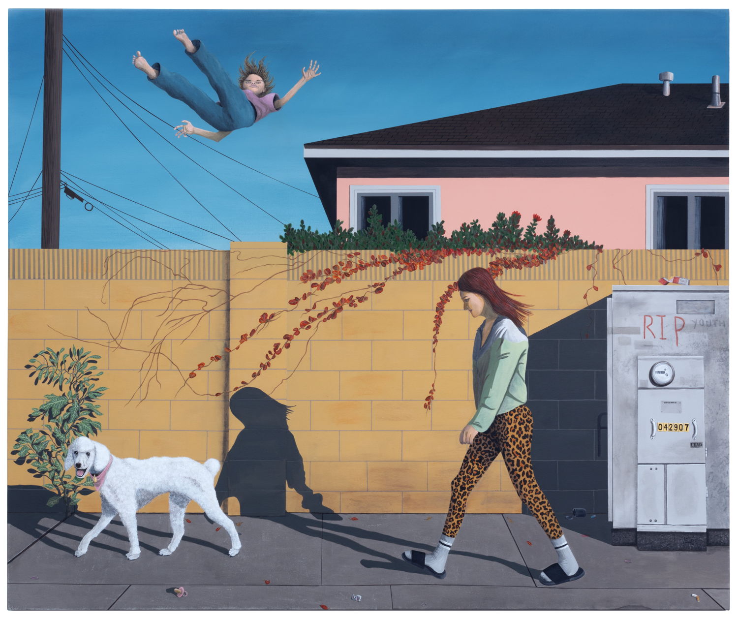 ED TEMPLETON RIP Youth, 2024 acrylic on canvas 152,5 x 183 cm. Courtesy Tim Van Laere Gallery, Antwerp-Rome