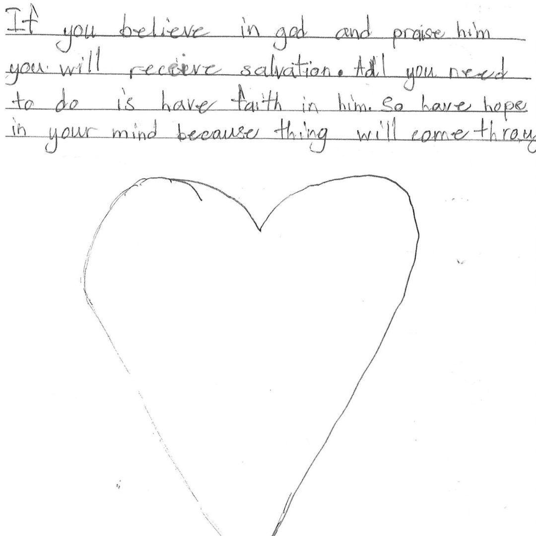 Card from Student in Anguilla 