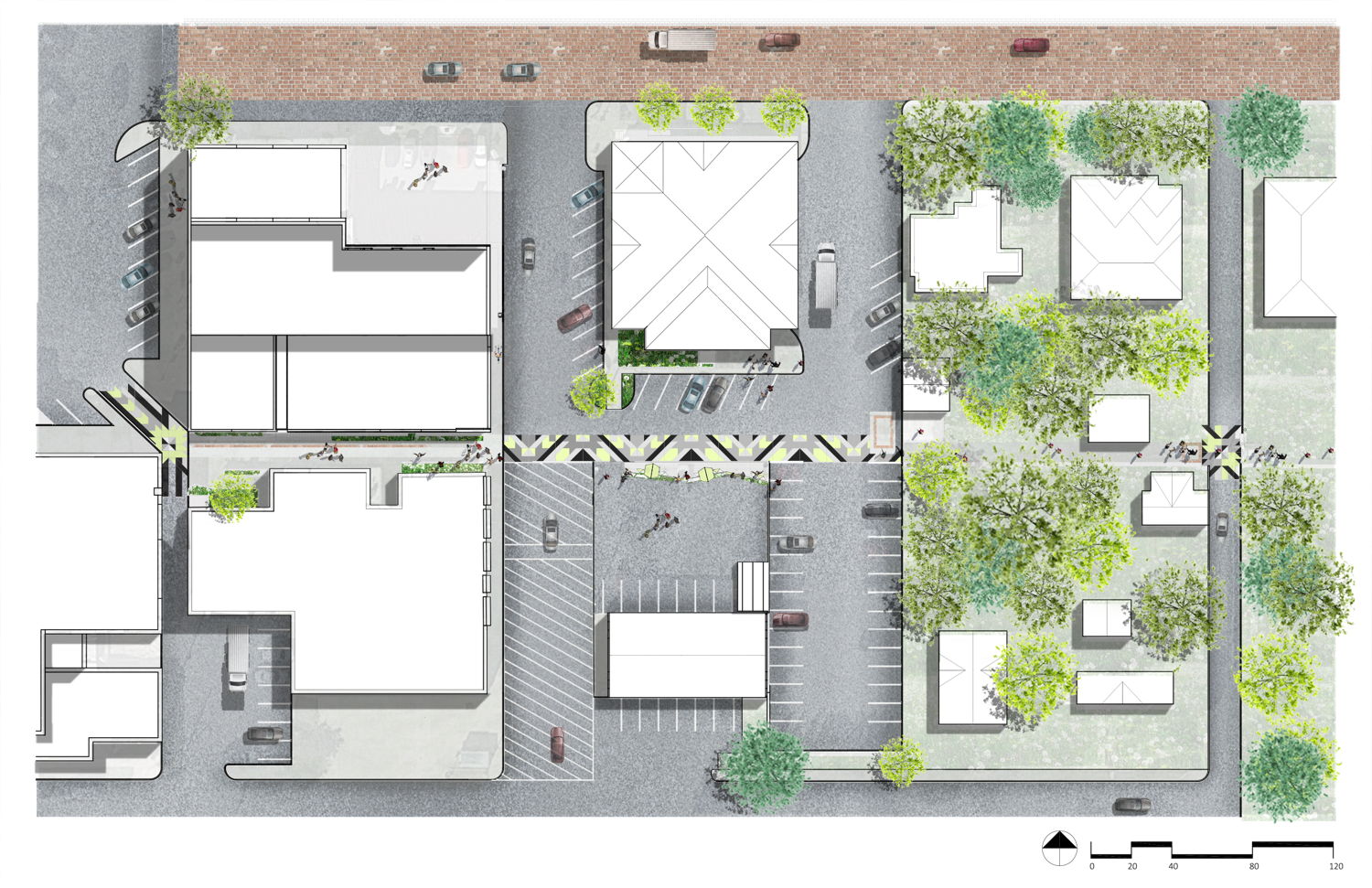 Plan drawing by LAA Office