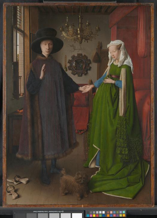 "The Arnolfini Portrait", 1434. Jan van Eyck AKG1557129 ©National Gallery Global Limited / akg-images