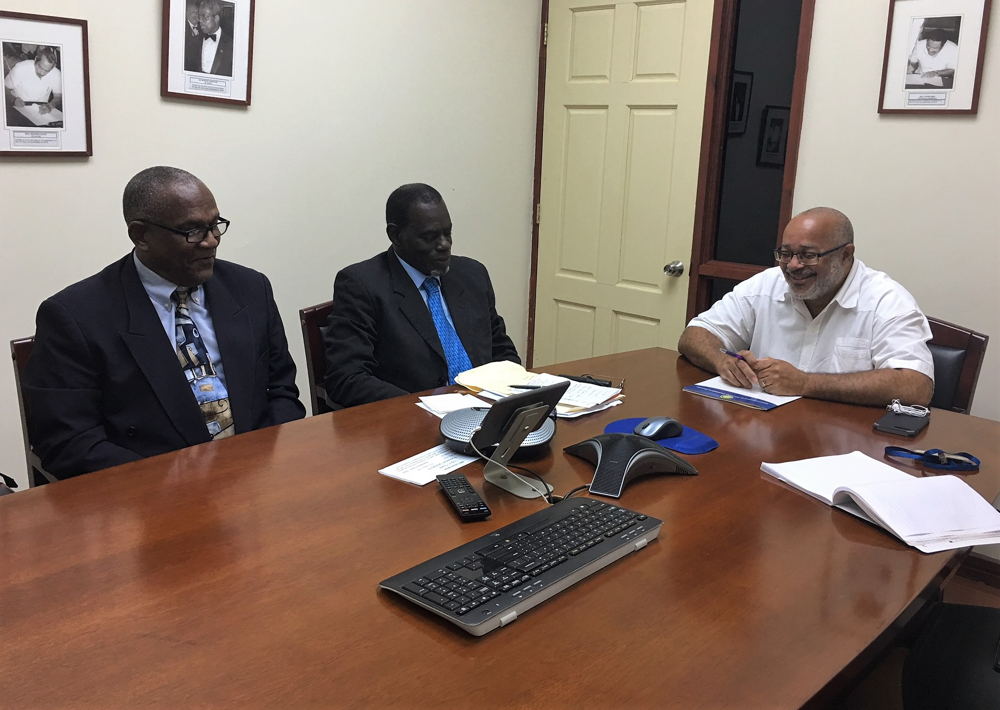 Meeting underway.