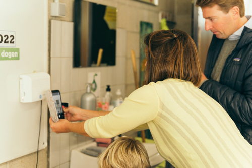 App gebruik voor metingen in klaslokaal