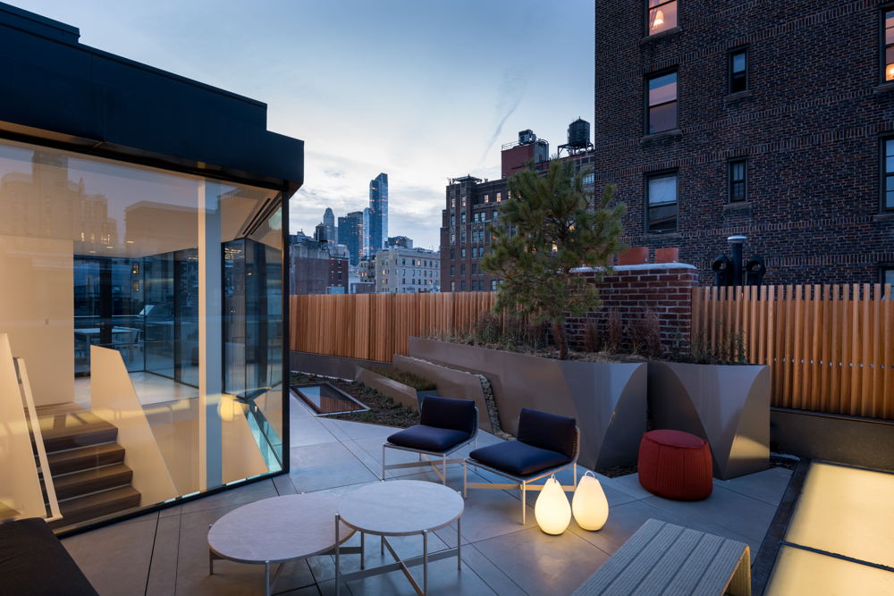 View of rooftop. Photo by Alan Tansey.