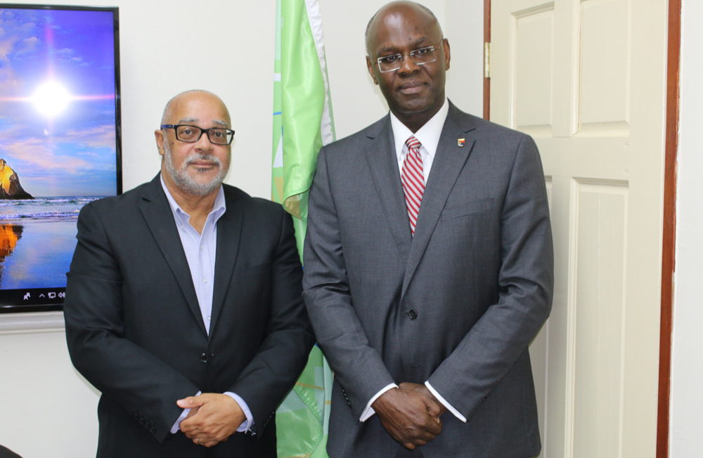 Governor of Sint Maarten pays courtesy visit to OECS Director General in May 2019