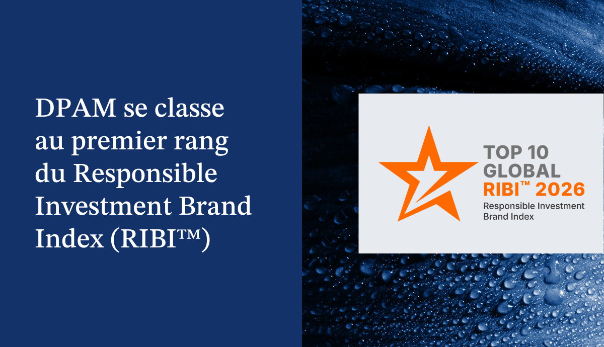 DPAM se classe à nouveau premier dans le Responsible Investment Brand Index (RIBI™)