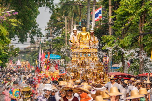 Chiang Mai-Tha Phae Road-Songkran Festival
