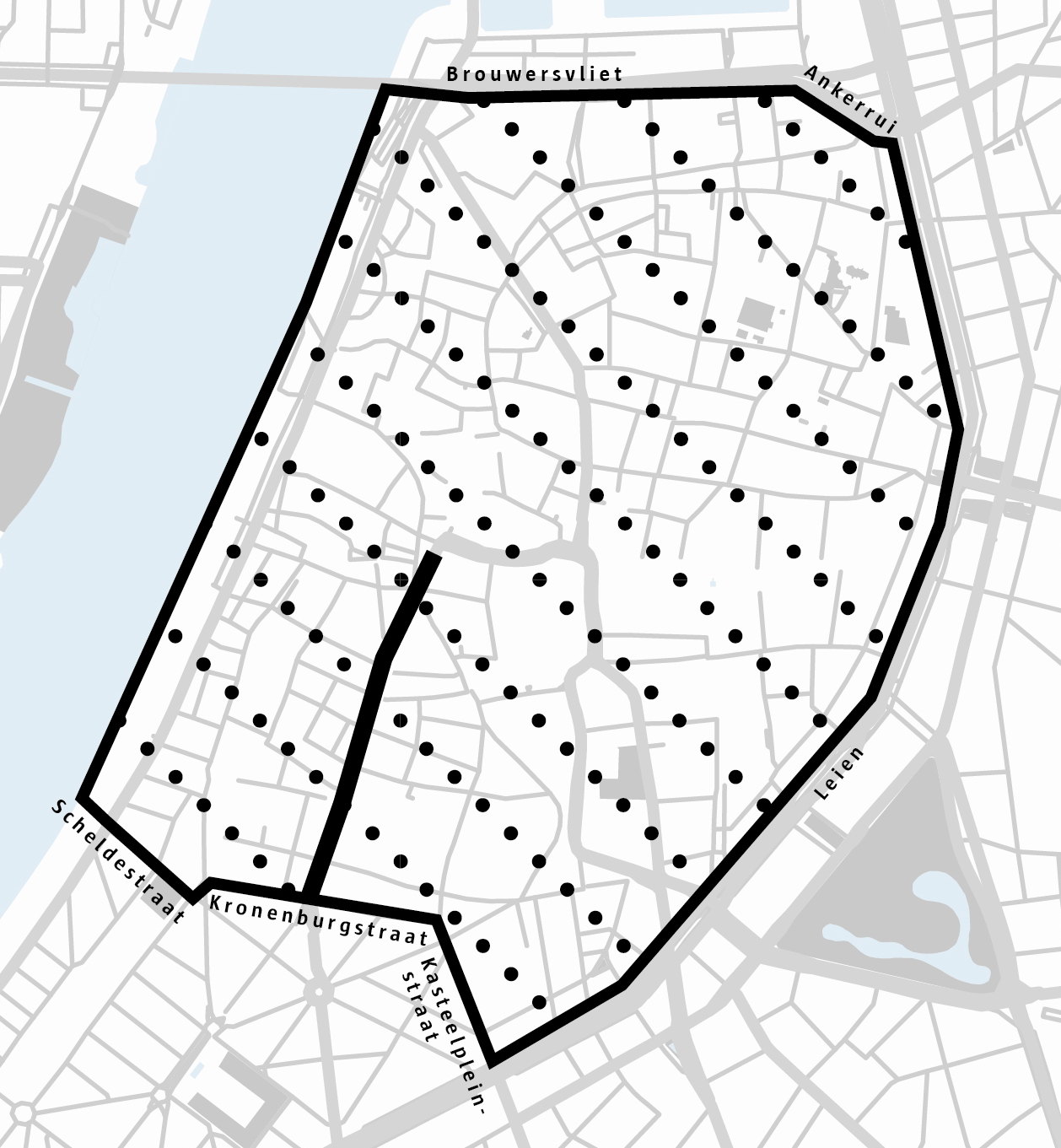 De nieuwe parkeerzone De nieuwe parkeerzone