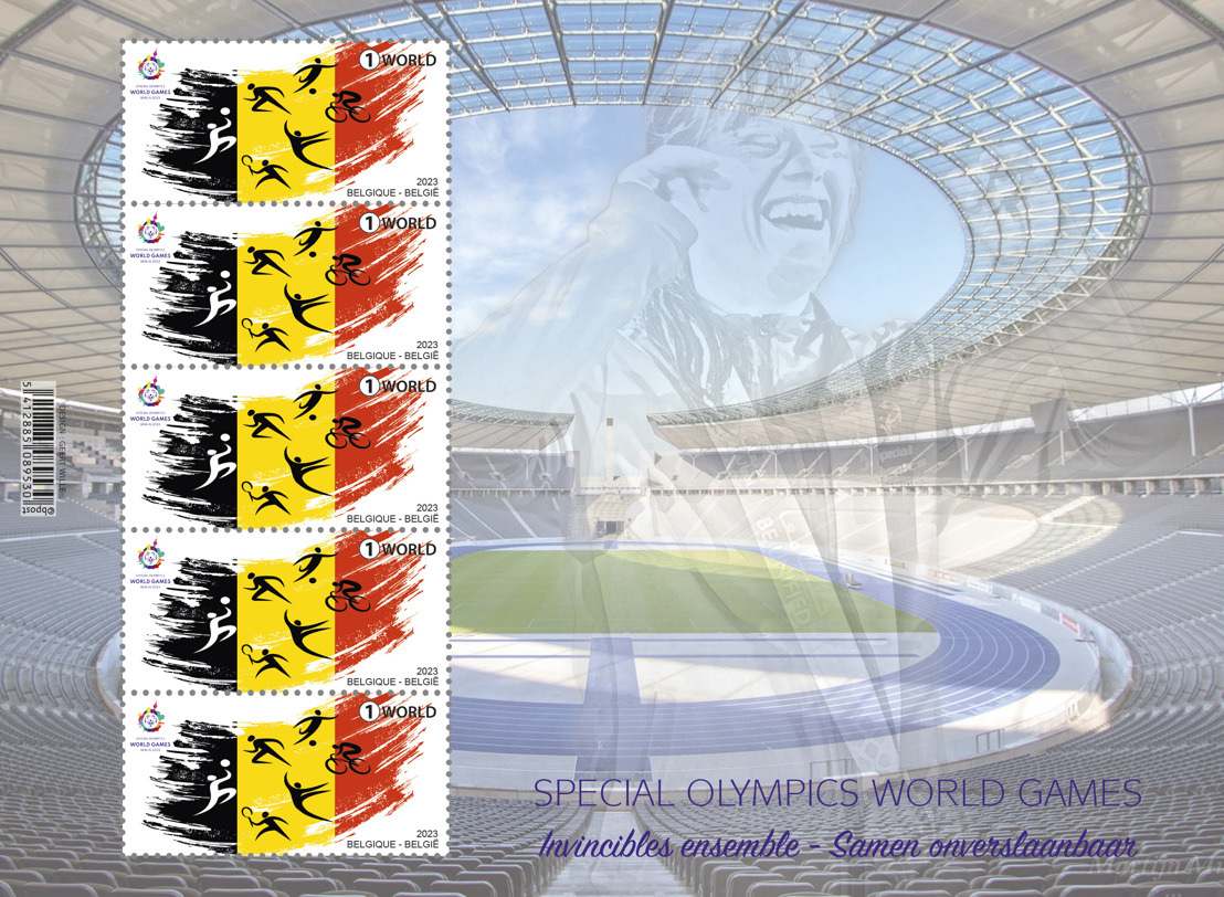 Special Olympics World Games 2023 op een postzegel