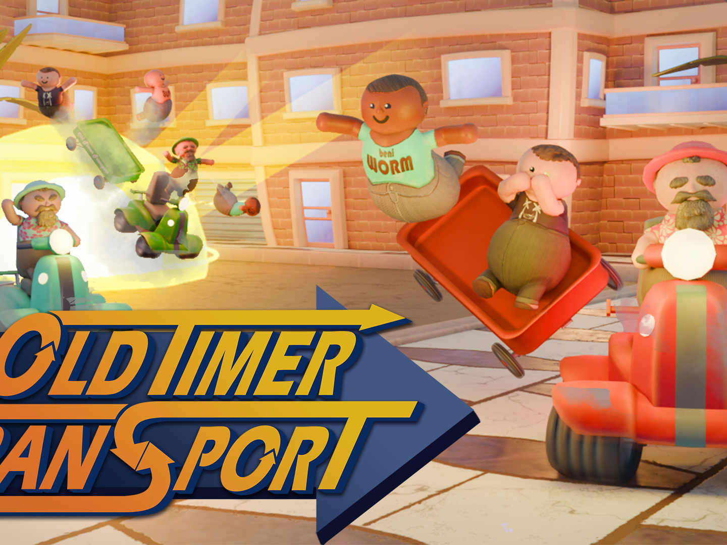 Old Timer Transport – A Geriatric Free-to-Play Combat Racer is Out Now on Steam!