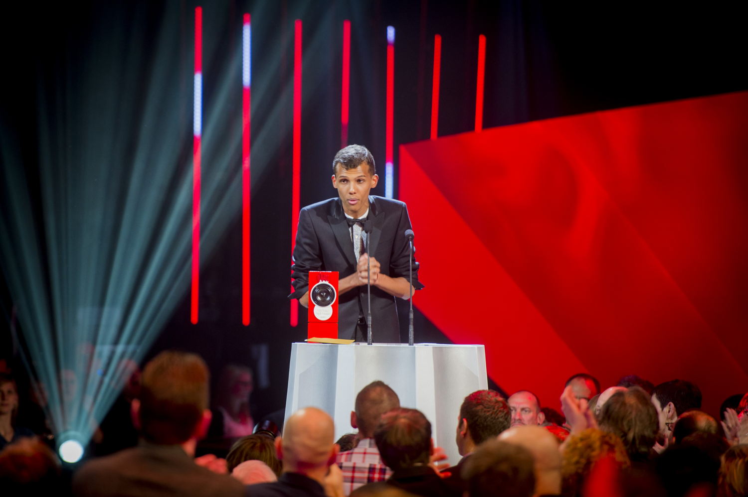 Stromae, de grote winnaar van de MIA's vorige editie.