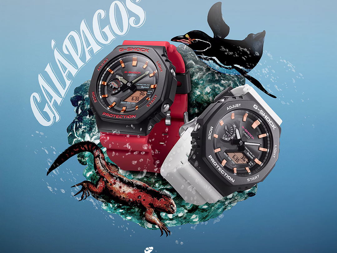 Tiempo, resistencia y conservación: La alianza entre G-SHOCK y Fundación Charles Darwin 