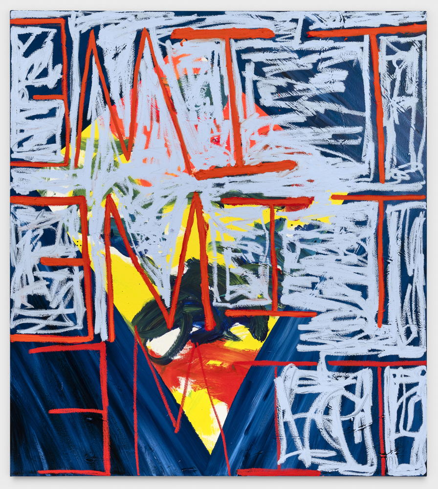 Samuel Jablon, Time, 2021, oil and acrylic on canvas, 56.5 x 51.5 in (143.5 x 130.8 cm). Courtesy the artist and Ballon Rouge. Photo by Alex Yudzon Samuel Jablon, Time, 2021, oil and acrylic on canvas, 56.5 x 51.5 in (143.5 x 130.8 cm). Courtesy the artist and Ballon Rouge. Photo by Alex Yudzon